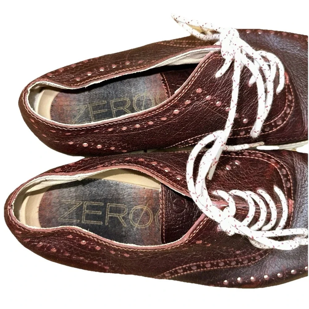 Cole Haan ZEROGRAND Remastered Wingtip Oxford Chocolate Men's 11.5M Worn 1X $220